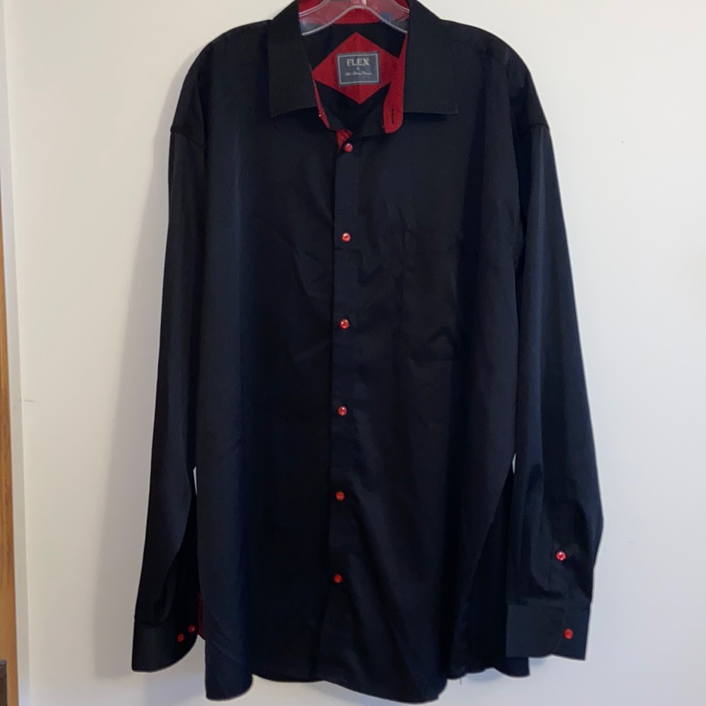 Men’s Black Dress shirt 3X